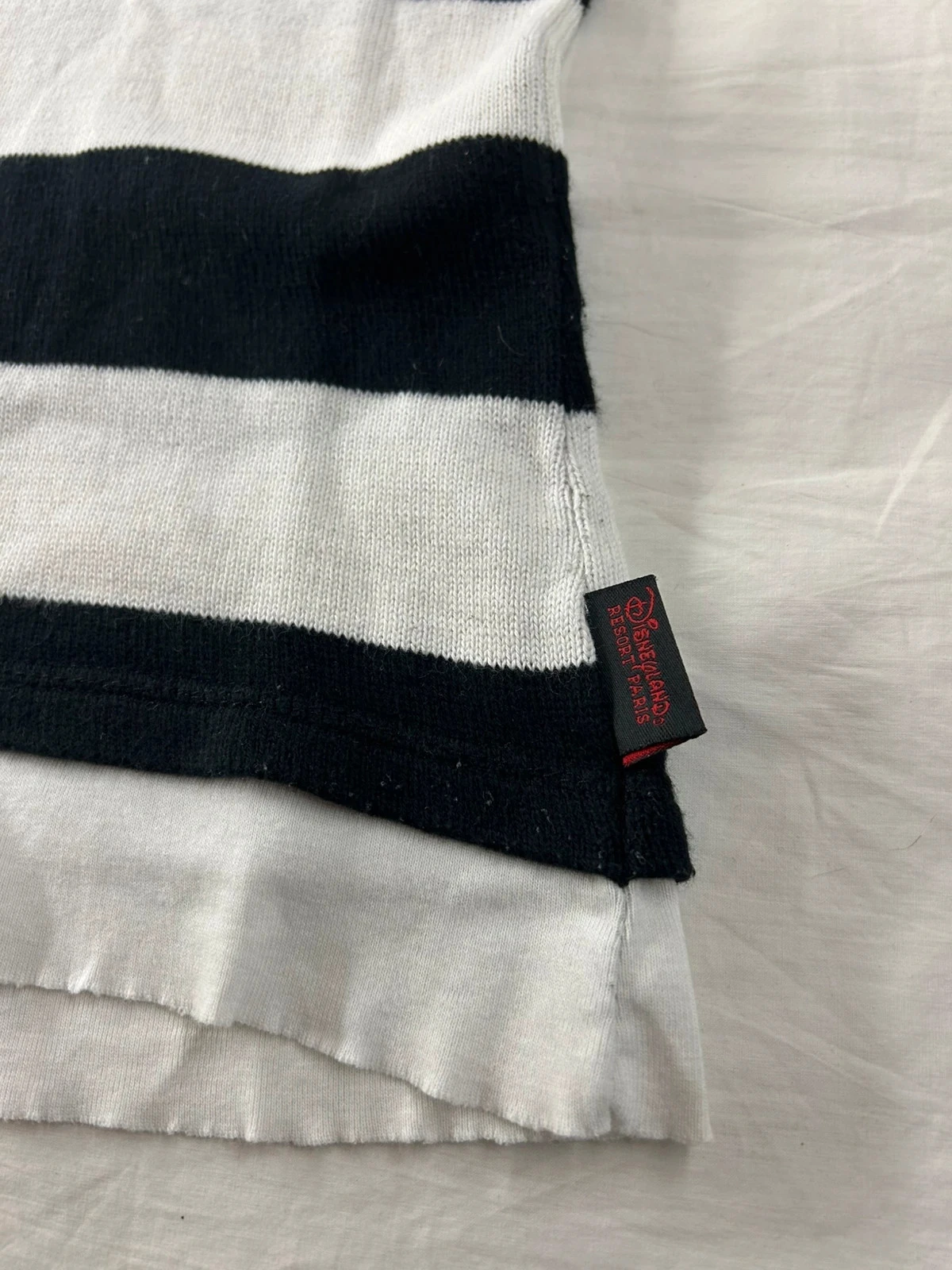 Polo rayado Disneyland resort paris estilo vintage retro Y2K talla s / 100% Algodón / fabricado en Portugal – photo 7